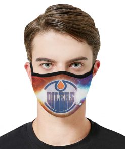 National hockey league edmonton oilers cotton face mask 2