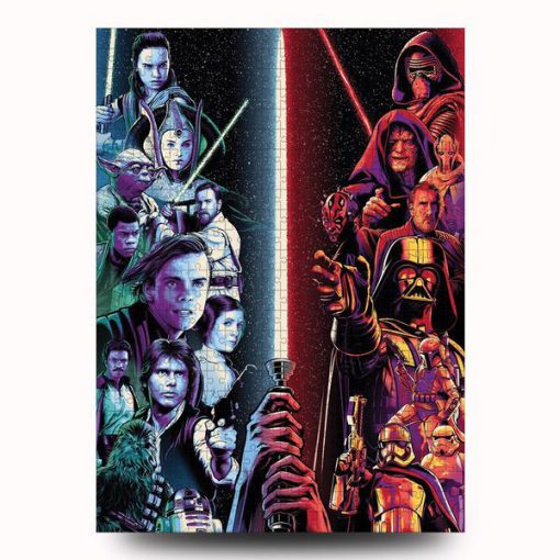 Star wars the dark and the light side jigsaw puzzle 3