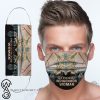 Strong indigenous woman native american cotton face mask