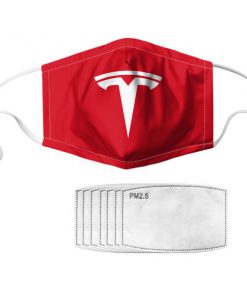 Tesla motors logo anti-dust cotton face mask 1