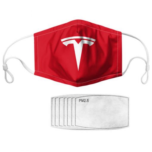 Tesla motors logo anti-dust cotton face mask 2