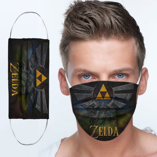 The legend of zelda logo anti-dust cotton face mask 1