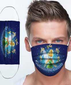 Tinker bell quarantined 2020 anti-dust cotton face mask 1