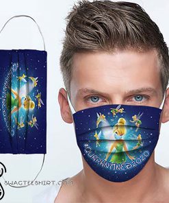 Tinker bell quarantined 2020 anti-dust cotton face mask