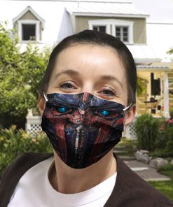 Transformers optimus prime anti-dust cotton face mask 1