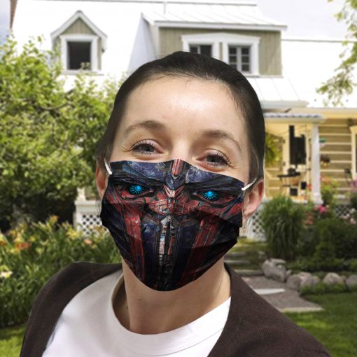 Transformers optimus prime anti-dust cotton face mask 2