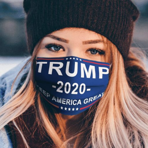 Trump 2020 keep america great cotton face mask 2