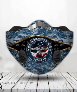 United states navy submarine force veteran filter activated carbon face mask