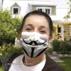V for vendetta anti-dust cotton face mask