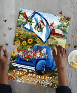 West virginia country roads take me home jigsaw puzzle 2