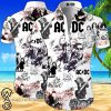 ACDC all over printed hawaiian shirt