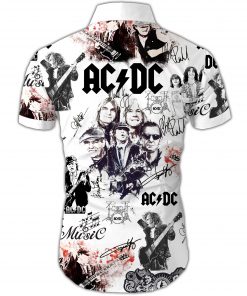 ACDC all over printed hawaiian shirt 4
