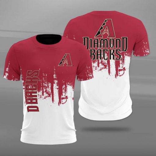 Arizona diamondbacks team football full printing tshirt