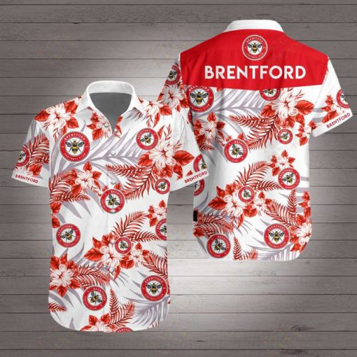 Brentford football club hawaiian shirt 1