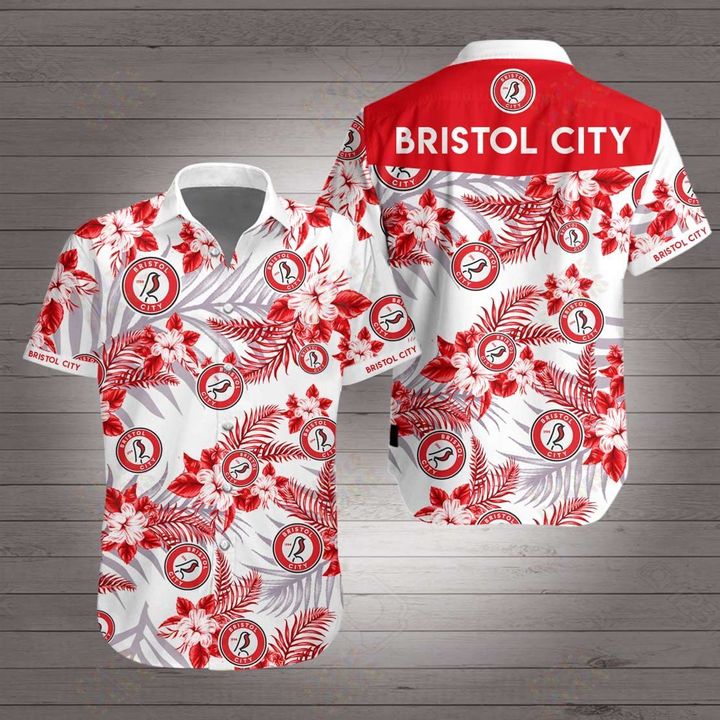 Bristol city football club hawaiian shirt 2