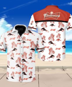 Budweiser beer floral hawaiian shirt 1