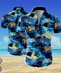 Carolina panthers all over printed hawaiian shirt
