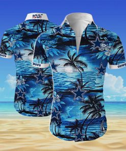 Dallas cowboys team all over printed hawaiian shirt 1