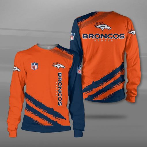Denver broncos team football full printing sweatshirt