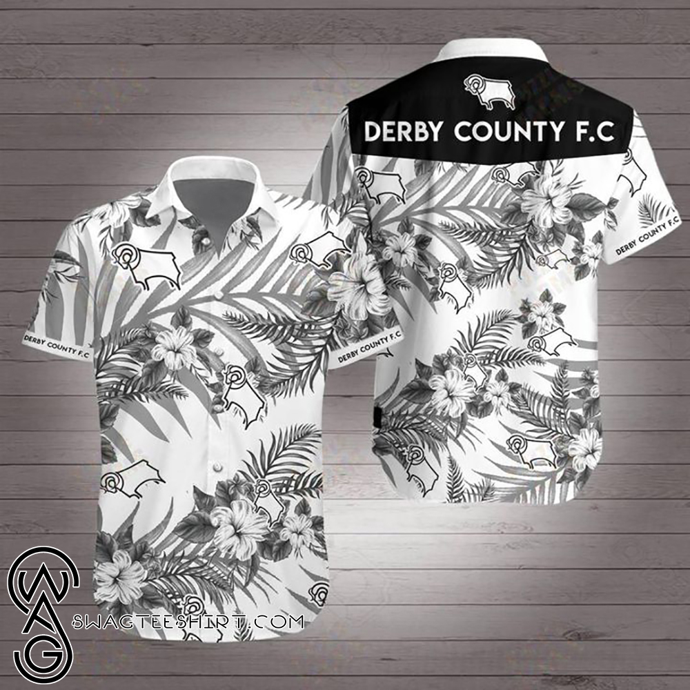 Derby county football club hawaiian shirt