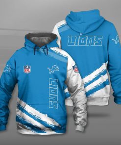 Detroit lions football team full printing hoodie