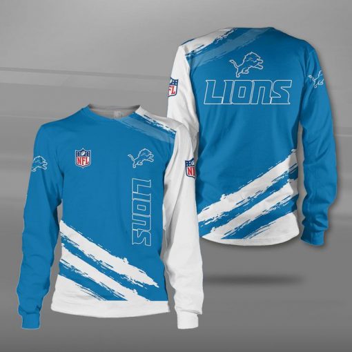 Detroit lions football team full printing sweatshirt