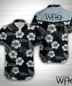 Doctor who floral hawaiian shirt 1