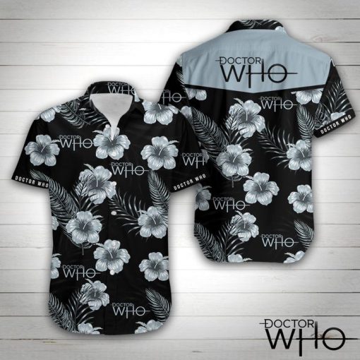 Doctor who floral hawaiian shirt 3