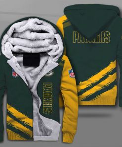 Green bay packers football team full printing fleece hoodie