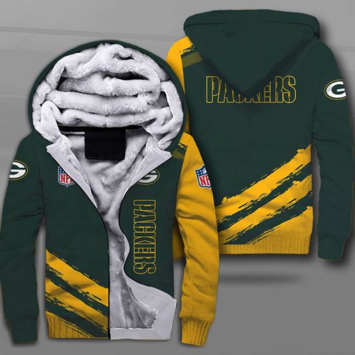 Green bay packers football team full printing fleece hoodie