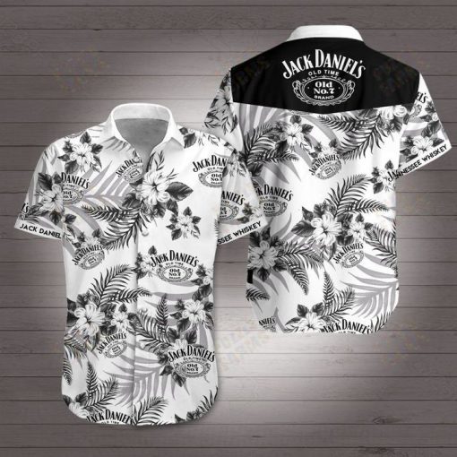 Jack daniel's tennessee whiskey hawaiian shirt 1