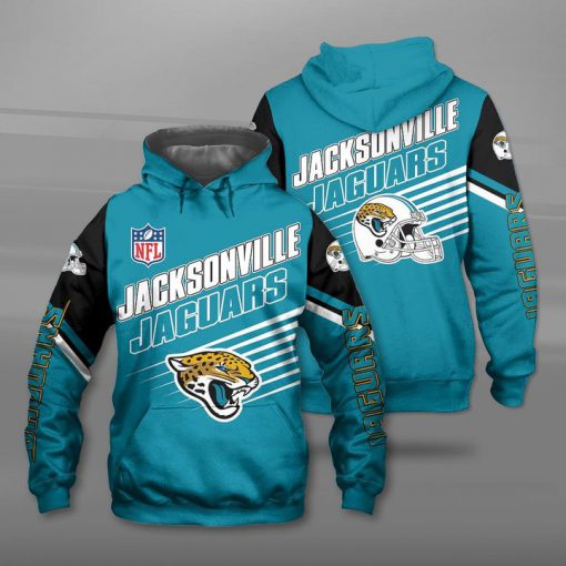 Jacksonville jaguars football team full printing hoodie