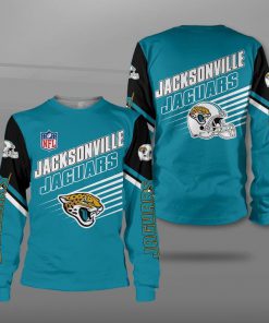 Jacksonville jaguars football team full printing sweatshirt