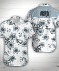 Linkin park floral hawaiian shirt 1