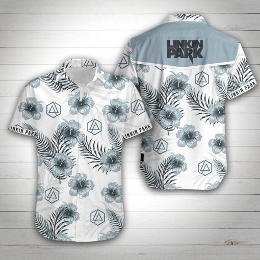 Linkin park floral hawaiian shirt 3