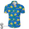 Los angeles chargers tropical flower hawaiian shirt
