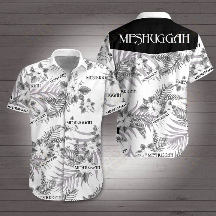Meshuggah rock band hawaiian shirt 1