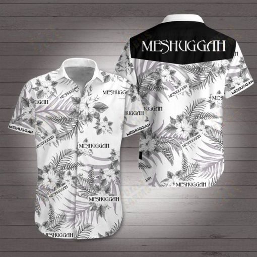 Meshuggah rock band hawaiian shirt 3