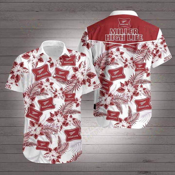 Miller high life hawaiian shirt 1