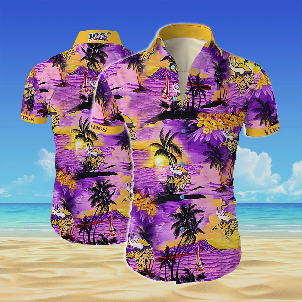 Minnesota Vikings Hawaiian 3D Shirt – SportsDexter