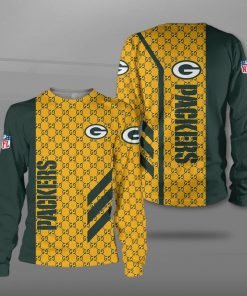 NFL green bay packers team full printing sweatshirt