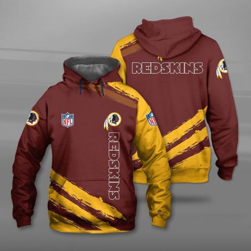 NFL washington redskins team full printing hoodie