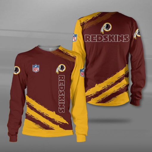 NFL washington redskins team full printing sweatshirt