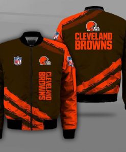 National football league cleveland browns full printing bomber