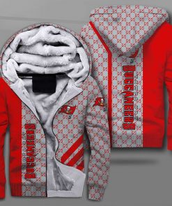 National football league tampa bay buccaneers full printing fleece hoodie