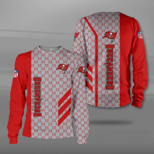 National football league tampa bay buccaneers full printing sweatshirt
