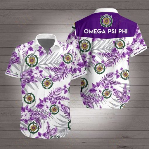 Omega psi phi hawaiian shirt 3