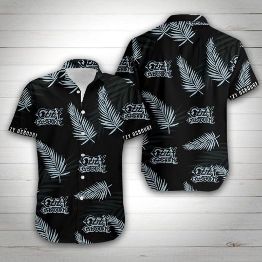 Ozzy osbourne floral hawaiian shirt 1
