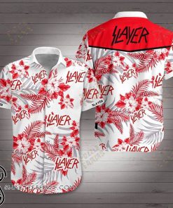 Slayer rock band hawaiian shirt