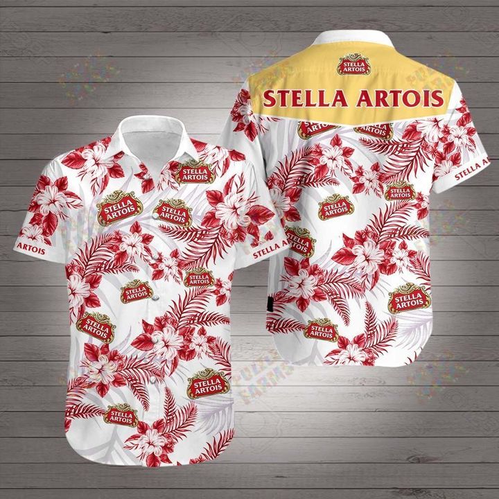 Stella artois hawaiian shirt 3